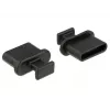 Pistikupesa turvakate DeLOCK 64013 USB USB-C Must