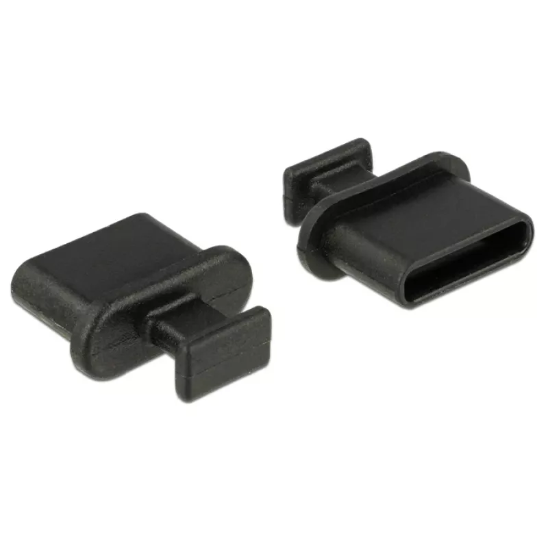 Pistikupesa turvakate DeLOCK 64013 USB USB-C Must