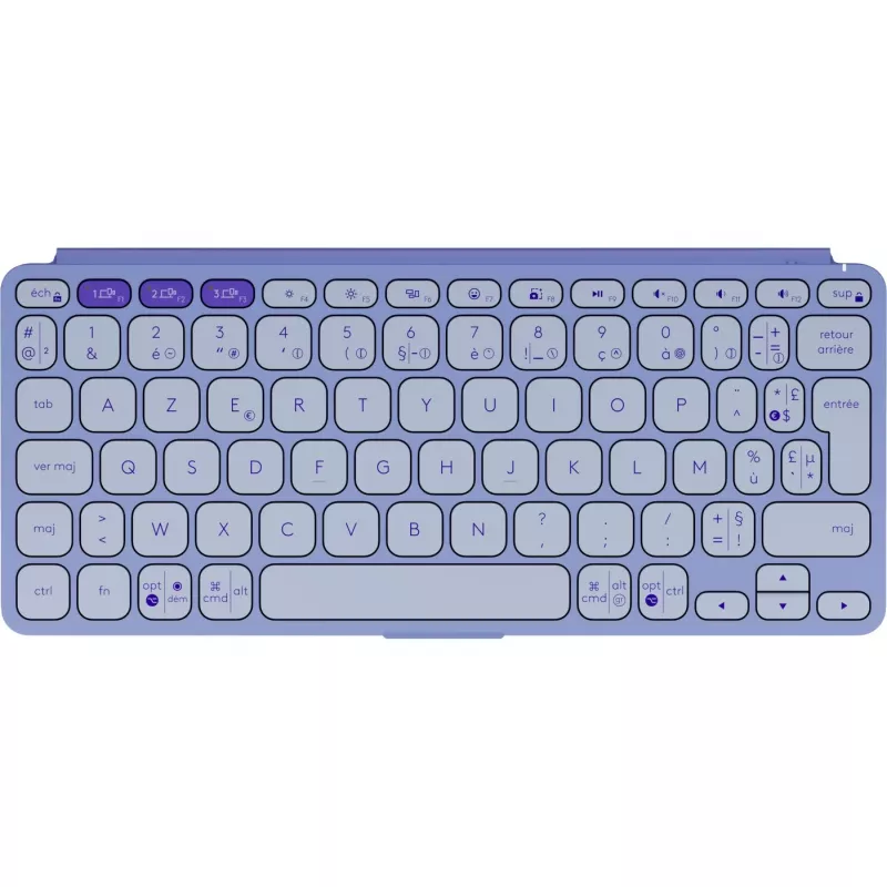 Logitech Keys-To-Go 2 klaviatuur Universaalne Bluetooth AZERTY Prantsuse Lilla