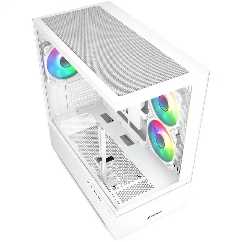 PC korpus Sharkoon MK6 RGB Midi Tower Must
