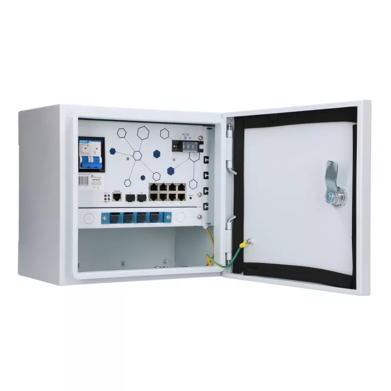 Hallatav kommutaator Extralink Minos 8x RJ45 1000Mbps PoE 200W L2