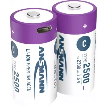 Ansmann ANS 1313-0004 - Li-ioon aku C Baby 2300 mAh 1,5 V 2-pack - Aku