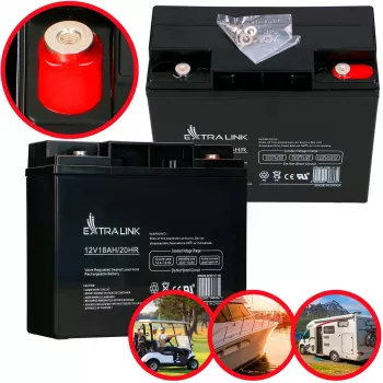 Extralink AGM 12V 18Ah hooldusvaba aku