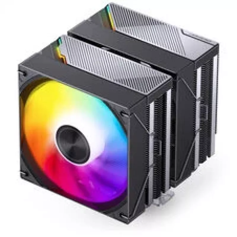 Protsessori jahuti Jonsbo CA80 Dual-Tower, 2×120mm PWM ventilaatorit, ARGB, must