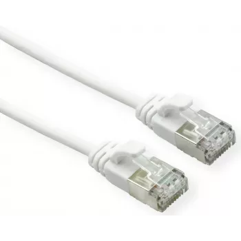 ROLINE GREEN U/FTP DataCenter paigalduskaabel Cat.6A (klass EA), LSOH, õhuke, valge, 0,5 m (21.44.1700)