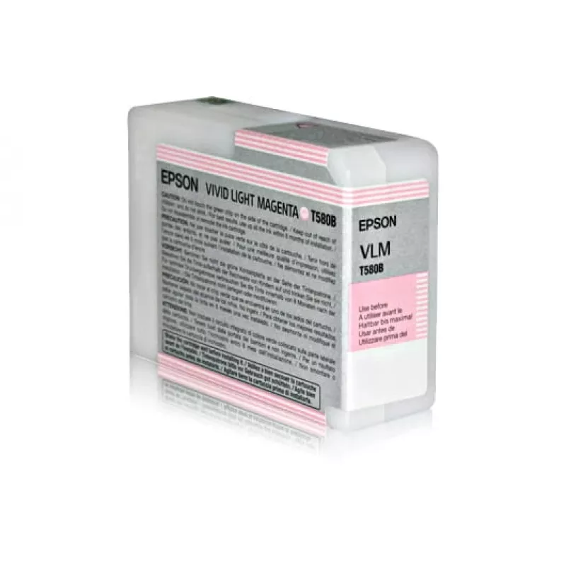 Epson Singlepack Vivid Light magenta T580B00, Vivid light magenta, pigmendipõhine tint, 80 ml, 1 tk