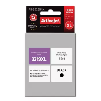 Activejet AB-3219BNX tint (asendus Brother LC3219Bk XL; Supreme; 65 ml; must)