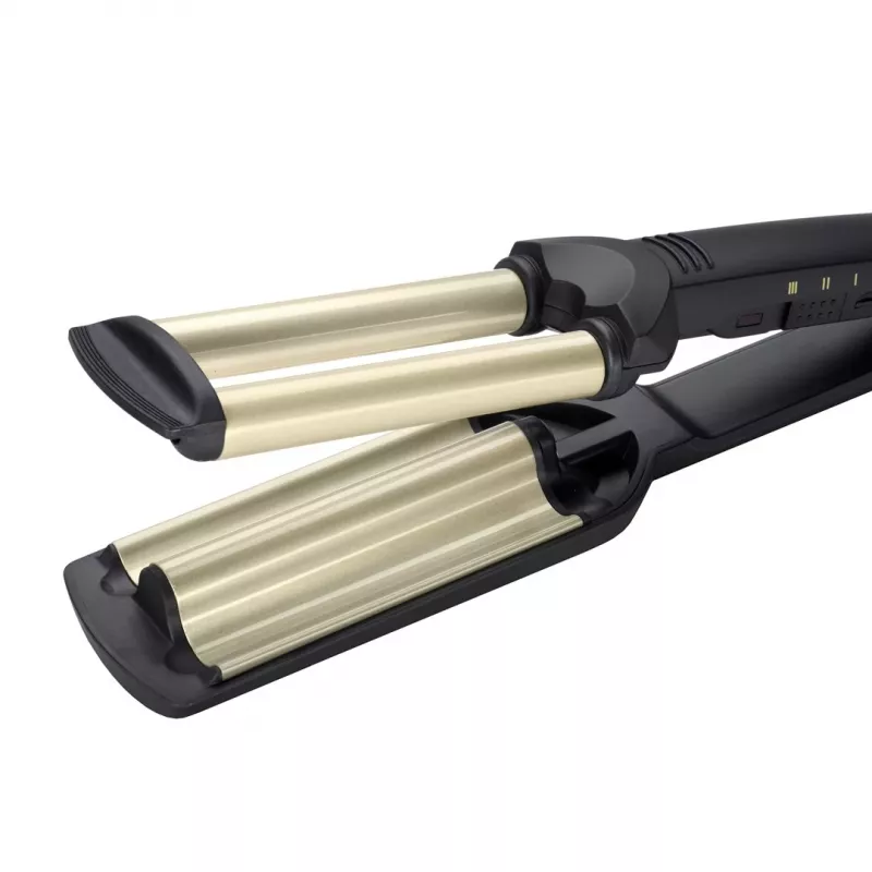 BaByliss C260E EasyWaves tekstureeriv triikraud soe must, hõbe 70,9 (1,8 m)