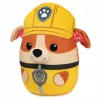 PAW Patrol Rubble Squish Plush, ametlik mänguasi populaarsest multifilmist, pehme topisloom vanusele 1+ aastat, 12”