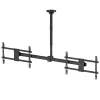 Laekinnitus MACLEAN MC-111 B kahele telerile, max koormus 2×40 kg, max VESA 600×400