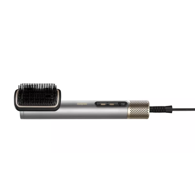 Juuksekujunduskomplekt BABYLISS AS6555E — Airflow tehnoloogia, 4 kuumutusastet, 2,5 m juhe, Hõbedane/Kuldne