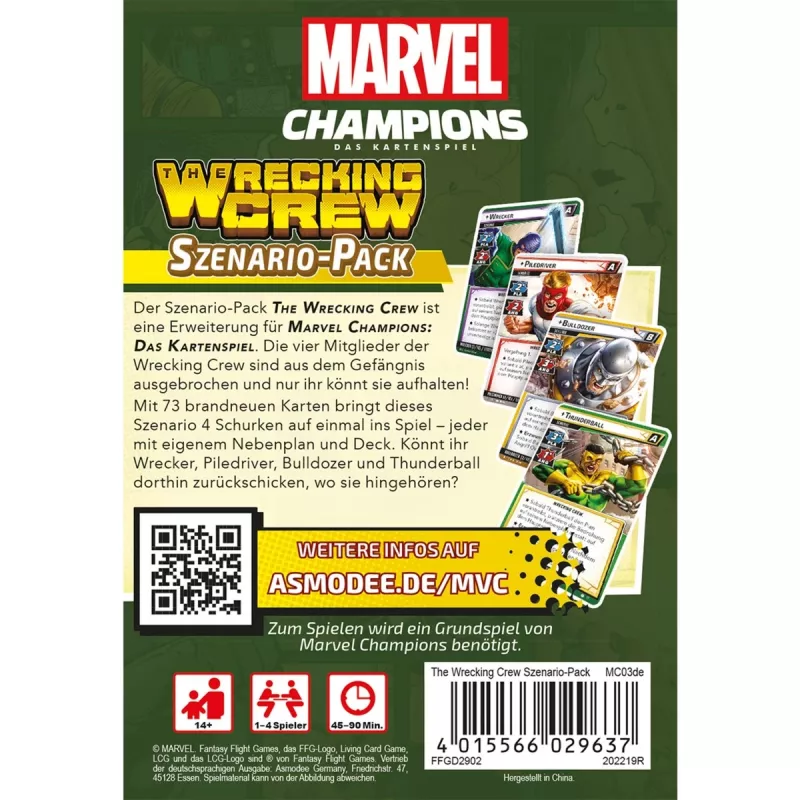 Marvel Champions: The Card Game - The Wrecking Crew (laiendus)