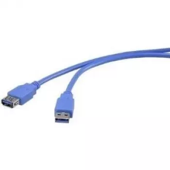USB 3.0 pikenduskaabel Renkforce 1420710, 3 m, sinine