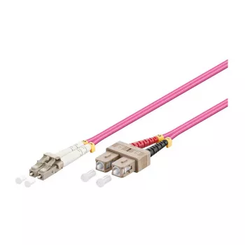 GoodConnections patch-kaabel LWL Duplex OM4 (Multimode, 50/125) LC/SC, LSZH, reversible polarity, 3m