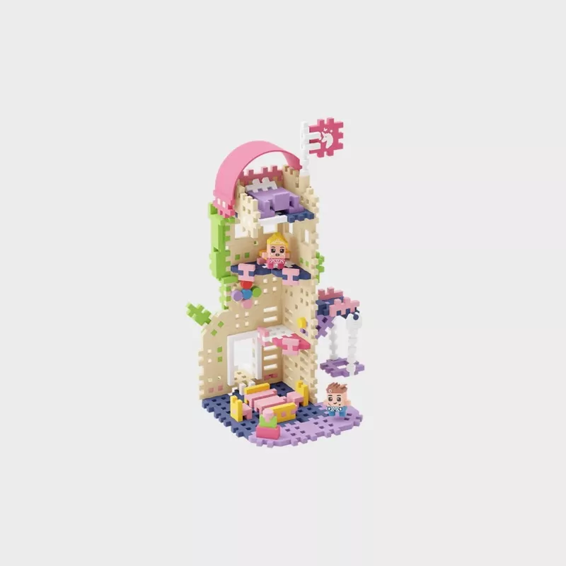 Marioinex Mini Waffle Princess Fantasy torni ehitusklotsid, 148 detaili