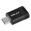 USB-mälupulk PNY Elite-X 256 GB USB USB-C 3.2 Gen 1 (lugemine 200 MB/s, kirjutamine 100 MB/s) must