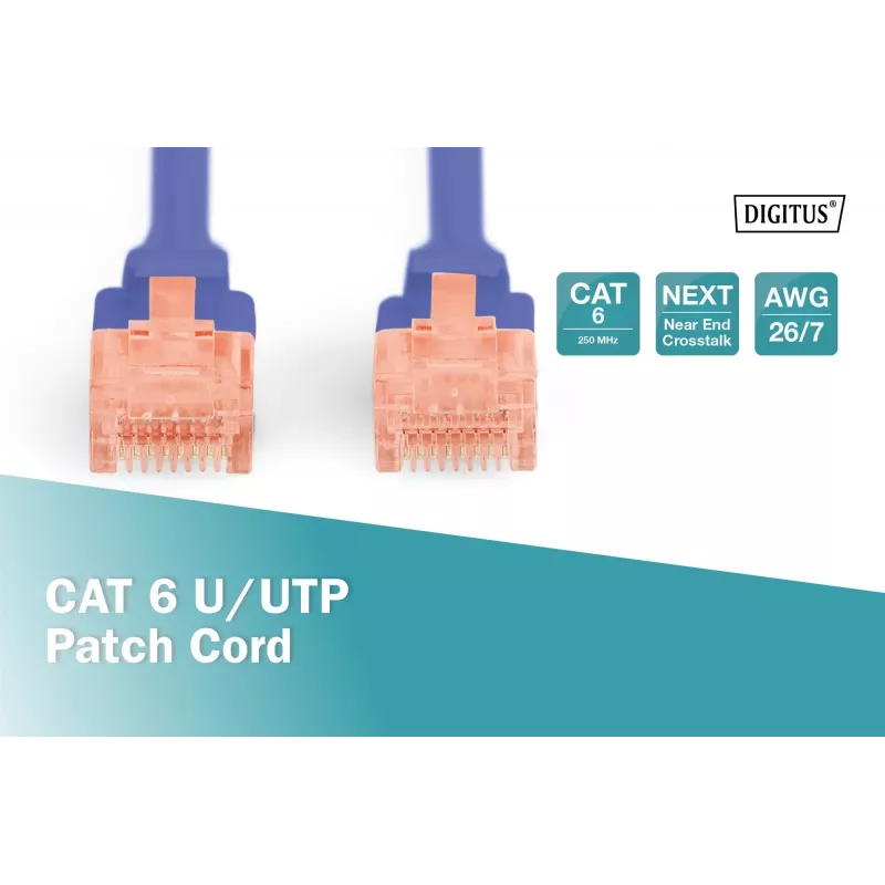 Digitus DK-1612-030/B RJ45 võrgukaabel, patch-kaabel CAT 6 U/UTP B