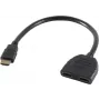 HDMI-adapter ShiverPeaks Type A kuni 2x St/Bu 77415 – HDMI Type A jaotur/adapter