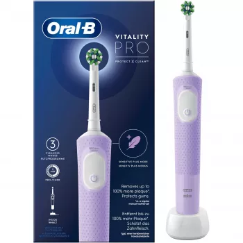 Oral-B Vitality Pro elektriline hambahari, lilla, 1 hari