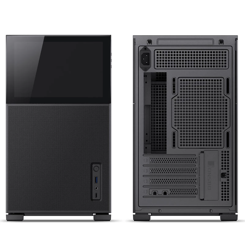 Jonsbo D31 MESH Screen Micro-ATX korpus, karastatud klaas - must