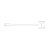 LogiLink USB-C heliadapter, USB-C/M kahele USB-C/F, 60 W PD, valge