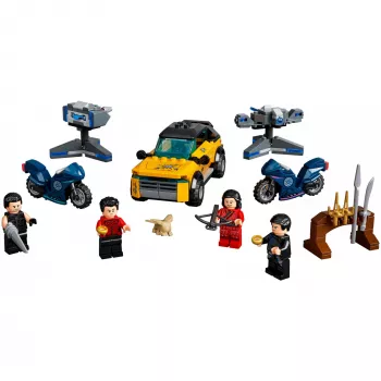 LEGO komplekt Marvel Põgenemine Kümnest Sõrmusest 76176 minifiguuride ja sõidukitega