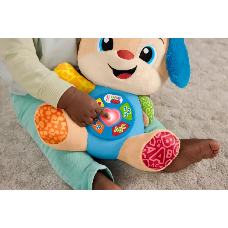 Interaktiivne õppemänguasi MATTEL Fisher-Price Learn & Laugh Puppy JFD27 — tuled, helid, nupud varajaseks õppimiseks