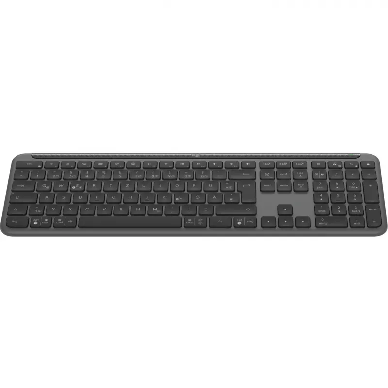 Logitech K950 Signature õhuke klaviatuur kontori RF juhtmevaba + Bluetooth QWERTZ saksa grafiit