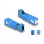 DeLOCK kiudoptiline hübriidadapter SC Simplex isane LC Simplex emasele sinine