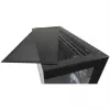 LC-Power korpus MidiTower 715B must USB3.2/Audio ilma toiteplokita SEAMLESS_X (LC-715B-ON)