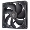SilverStone VISTA SST-VS140B 140 mm PWM korpuse ventilaator - must