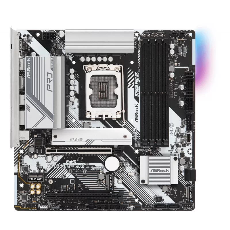 ASRock B760M Pro RS DDR5 Micro-ATX emaplaat