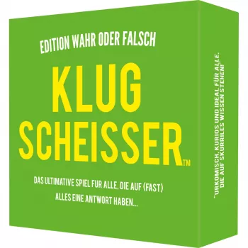 Klugscheisser - True or False Edition, peomäng