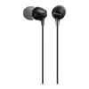 Sony MDR-EX15AP, juhtmega, 8 - 22000 Hz, kõned/muusika, 3 g, peakomplekt, must