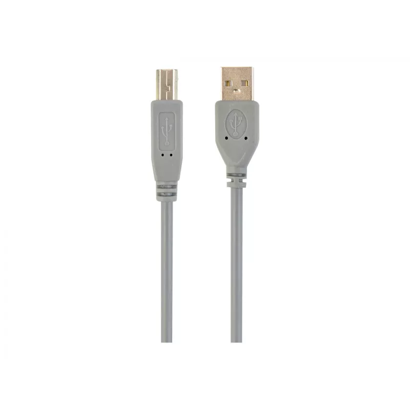 USB 2.0 A-pistik B-pistik 6 jalga kaabel, hall värv