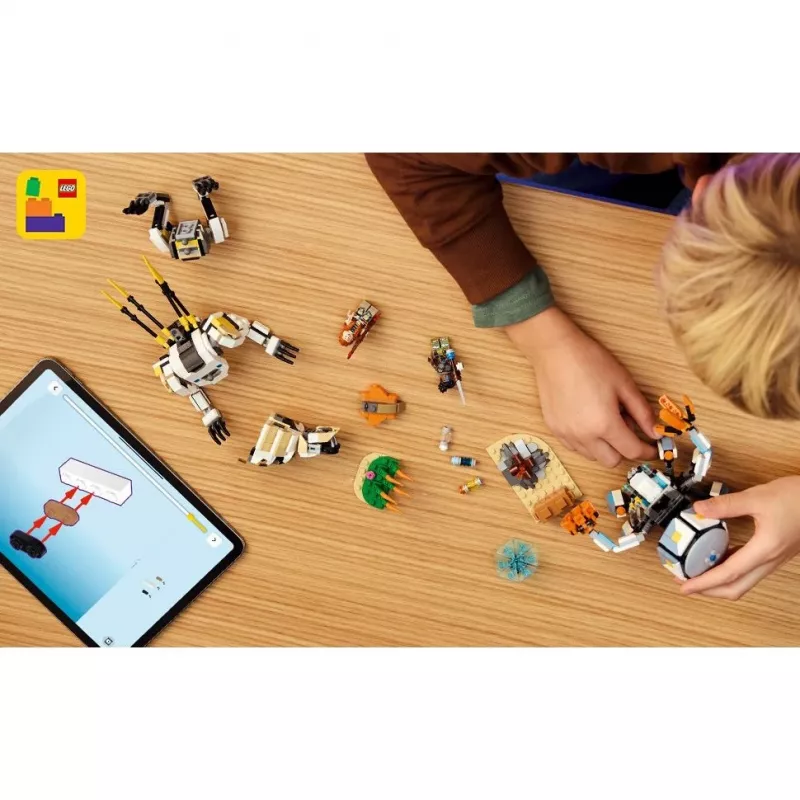 LEGO komplekt Horizon Adventures 77037 – Aloy ja Varl vs Shell-Walker ja Sawtooth, 768 tk, 2 minifiguuri