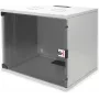 Seinale kinnitatav serverikapp ROLINE 9U, 19 tolli 540x400 mm, põhikomplekt, hall