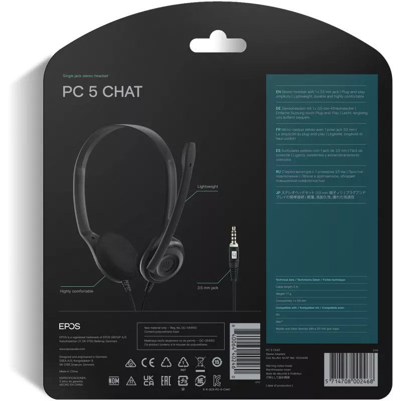 Peakomplekt Sennheiser PC 5 CHAT