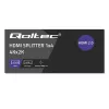 Qoltec 51799 Aktiivne HDMI jaotur 4 x HDMI 4K x 2K | 6Gb/s | 60Hz