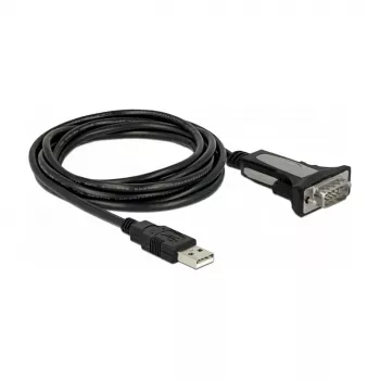 USB 2.0 Type-A – 1 x jada-RS-232 DB9, 4 m, DeLOCK 66323
