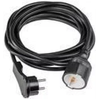 Pikenduskaabel AS Schwabe 50522 PVC 230 V kaitsekontaktiga pistiku ja pesaga, mudel 50522