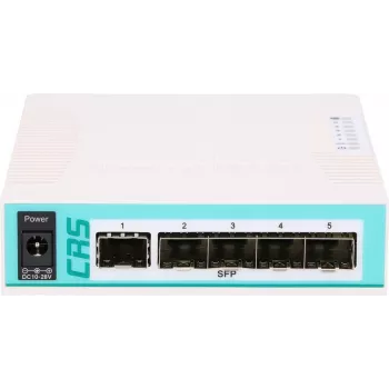 MikroTik CRS106-1C-5S L5 5xSFP 1G, 1xGigabit LAN PoE / SFP kombo, lauaarvuti korpus (MT CRS106-1C-5S)