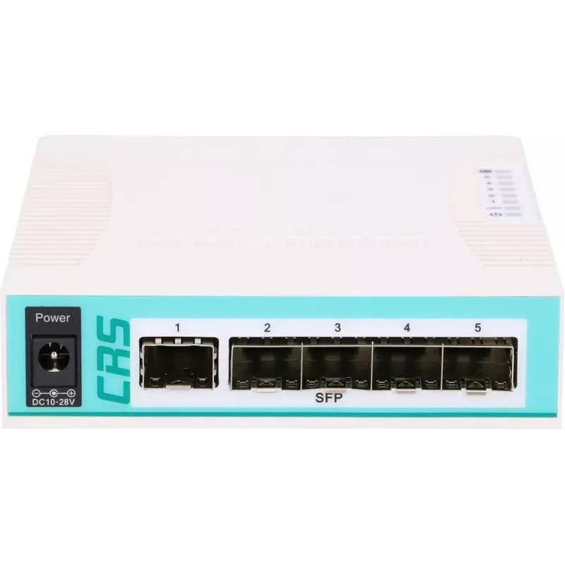 MikroTik CRS106-1C-5S L5 5xSFP 1G, 1xGigabit LAN PoE / SFP kombo, lauaarvuti korpus (MT CRS106-1C-5S)