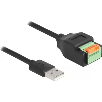DeLOCK USB 2.0 kaabel Type-A isane klemmliistu adapterile 15 cm