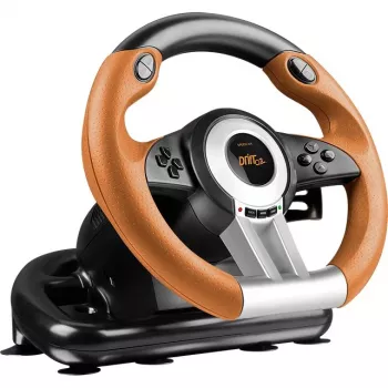 Rool + pedaalid Speedlink DRIFT O.Z. must hall oranž