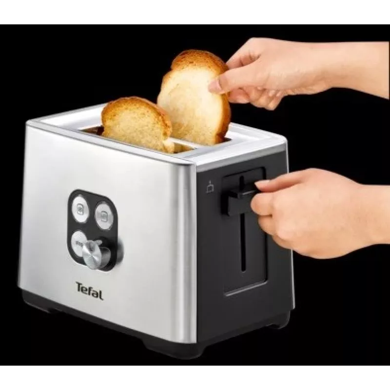 Tefal Equinox TT420D 7 2 slice(s) Must, Roostevaba teras