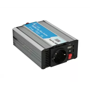 Autopingemuundur Extralink OPIM-500W 12V, 500W modifitseeritud siinus, alumiiniumkorpus, aktiivjahutus