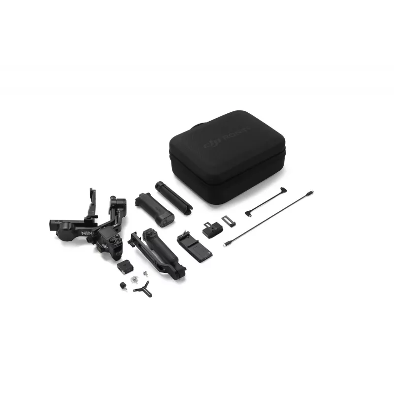 Käsikaamera stabilisaator DJI RS 5 combo — alumiinium, 30 h aku, 1,46 kg, must
