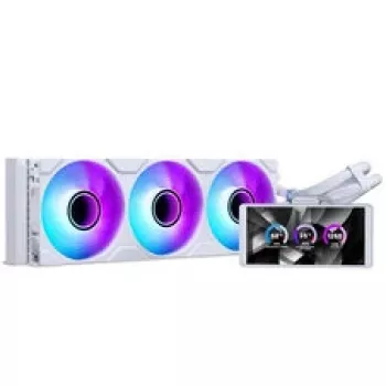 Phanteks Glacier One 360M25 LCD AiO-vedelikjahutus, 6-tolline ekraan - 360 mm, valge