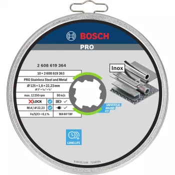 Puurotsik Bosch 2608619364 — 4 mm läbimõõt, silindriline vars